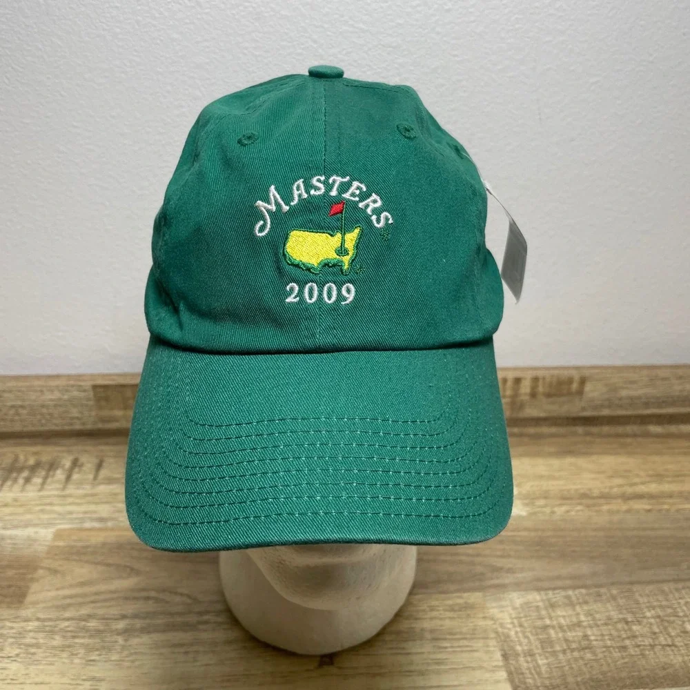 Masters 2009 Golf Tournament Green‎ Baseball Cap American Needle Adjustable - Picture 2 of 6